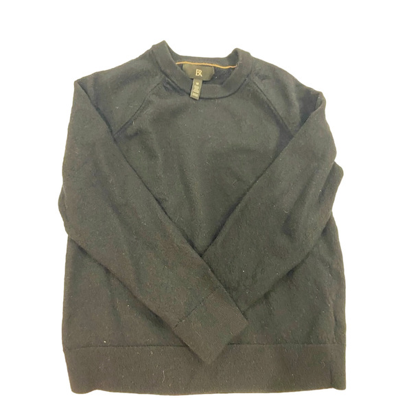 Banana republic 100% Italian merino wool black sweater kids size medium child - Picture 1 of 3